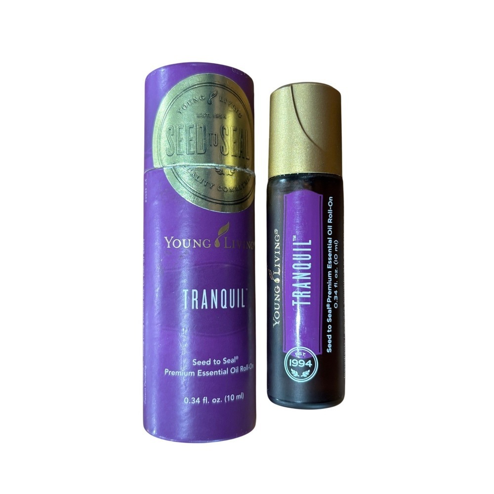 Young Living Tranquil Premium Essential Oil Roll On 10 ml Full Open Bottle